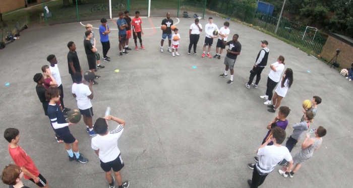 Basketball festival in Hampson Park