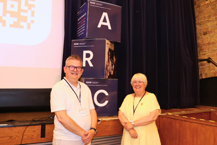 Simon Denegri, Chair of the panel, and Charlotte Cane MP, panel member